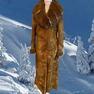 Sheepskin coat size M